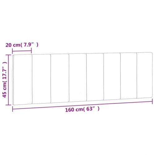 Gavlpude Hanko 160 cm - velour, blå