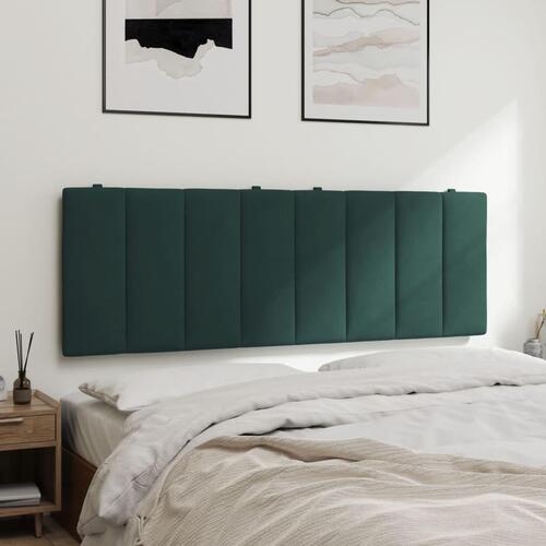 Gavlpude 120 cm velour mørkegrøn