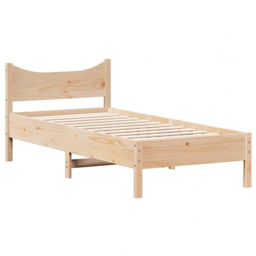 Sengeramme 90x200 cm i massivt fyrretræ - enkeltmandsseng