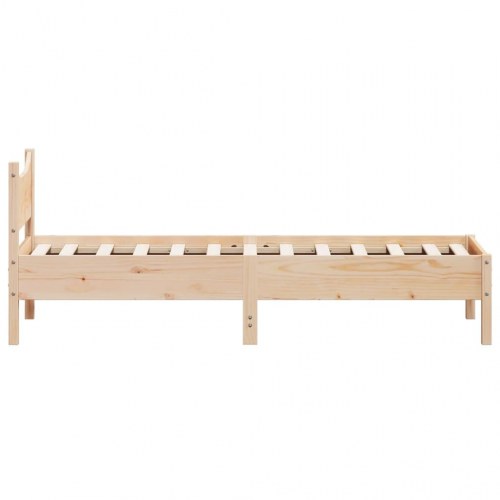 Sengeramme 90x200 cm i massivt fyrretræ - enkeltmandsseng