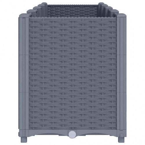 Plantekasse 160 x 40 x 53 cm med 4 moduler - blågrå