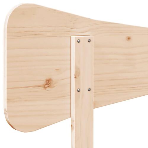 Sengegavl 150 cm massivt fyrretræ