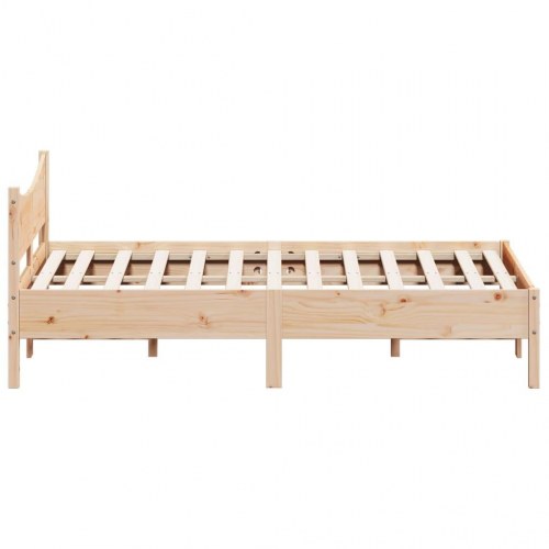 Sengeramme uden madras 140 x 200 cm i massivt fyrretræ
