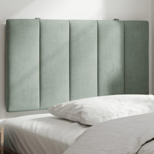 Gavlpude Hanko 80 cm - velour, lysegrå