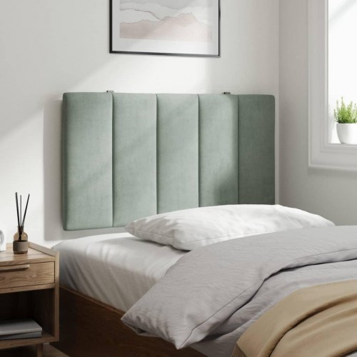 Gavlpude Hanko 80 cm - velour, lysegrå