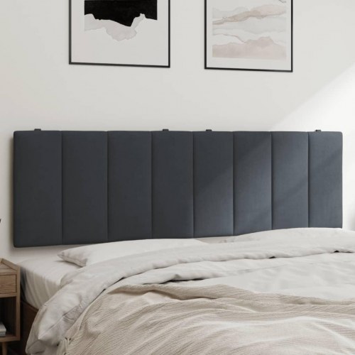 Gavlpude Hanko 160 cm i velour - mørkegrå