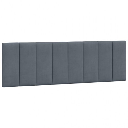 Gavlpude Hanko 160 cm i velour - mørkegrå