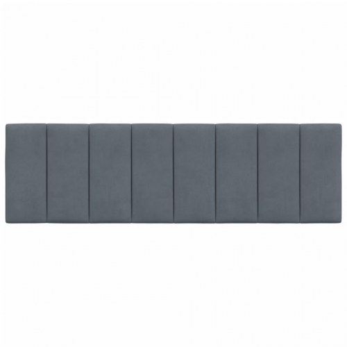 Gavlpude Hanko 160 cm i velour - mørkegrå