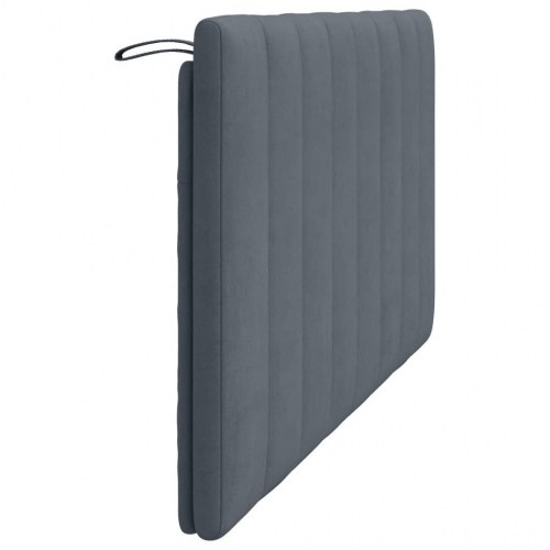 Gavlpude Hanko 160 cm i velour - mørkegrå