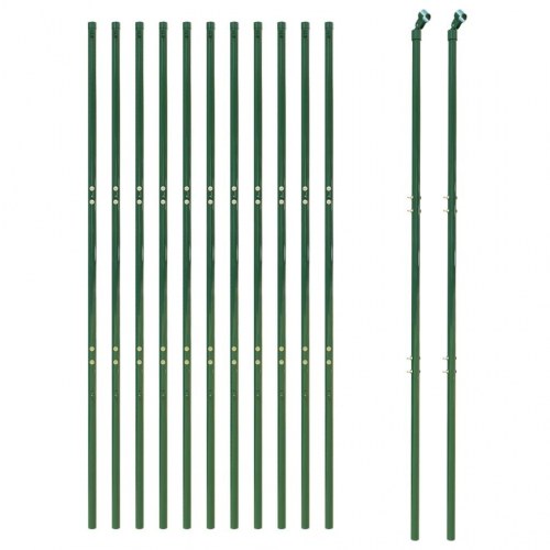 Trådhegn 1,6x25 m galvaniseret stål grøn