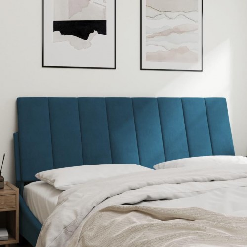 Gavlpude Hanko 120 cm - velour, blå