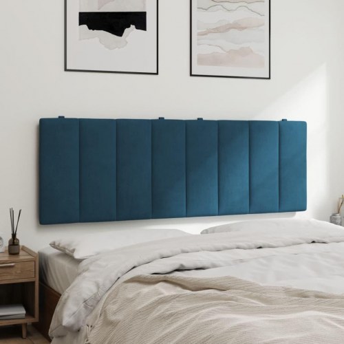 Gavlpude Hanko 120 cm - velour, blå