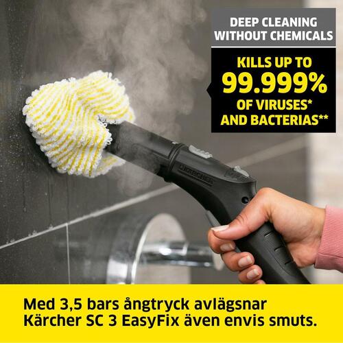 Damprenser Kärcher SC3 EASYFIX WHI 900 W