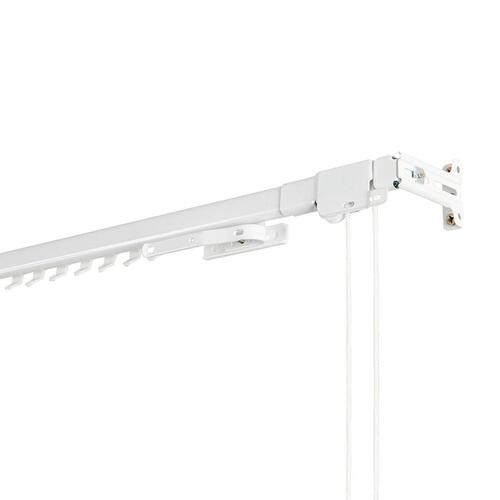 Gardinskinne Stor Planet Cintacor Forlængbar Forstærket Hvid 120-210 cm