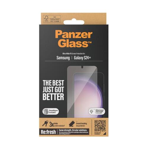 Panzer Glass skærmbeskytter til Samsung Galaxy S24 Plus (PET, 0,35 mm)