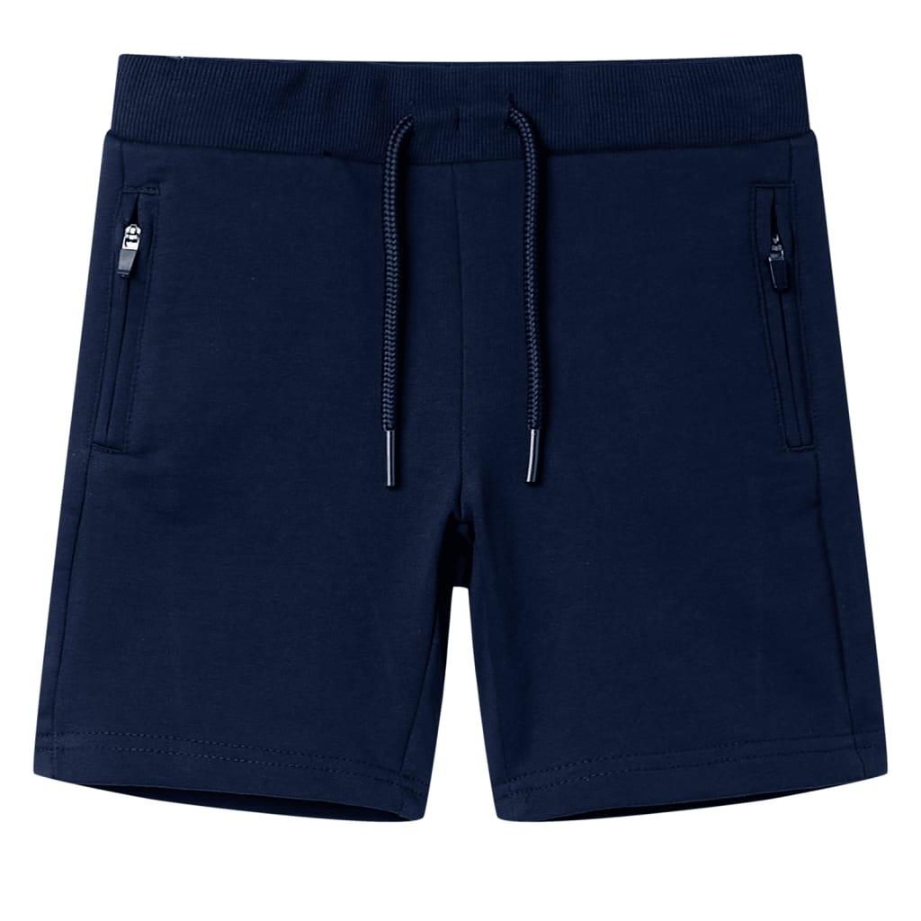 Shorts Til Børn Str 104 Marineblå