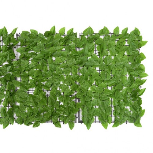 Altanafskærmning med grønne blade - 200 × 75 cm
