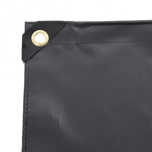 Presenning 2,5 × 4,5 m - 650 g/m², sort