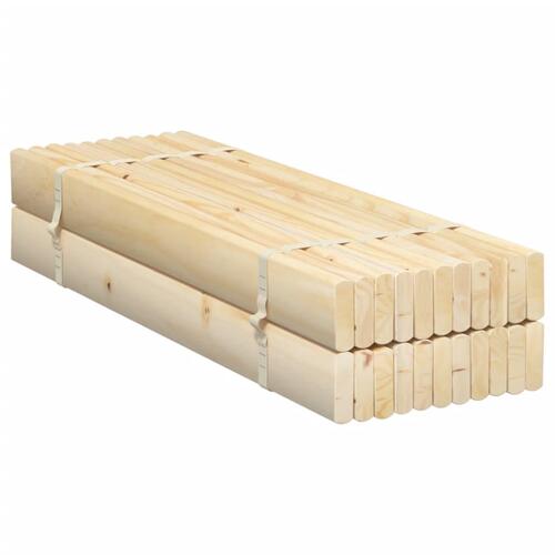 Sengelameller 70x200 cm massivt fyrretræ