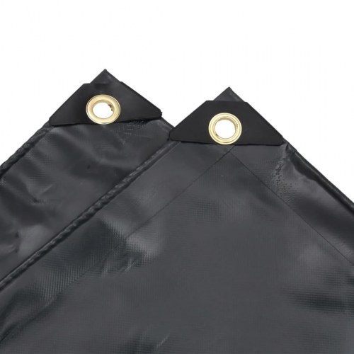 Presenning 2×3 m - 650 g/m² antracitgrå, kraftig tarp