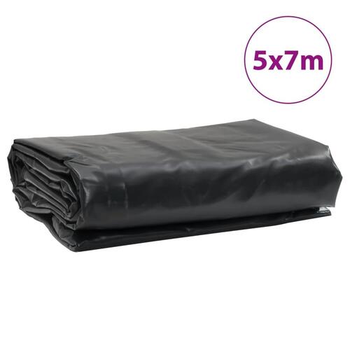 Presenning 5x7 m 650 g/m² sort