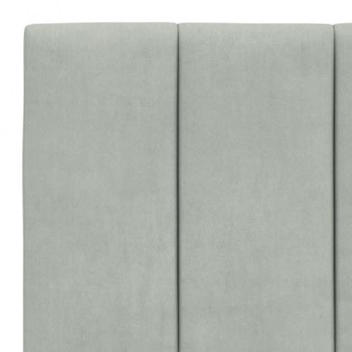 Sengeramme Hanko med hovedgærde - lysegrå 100 x 200 cm