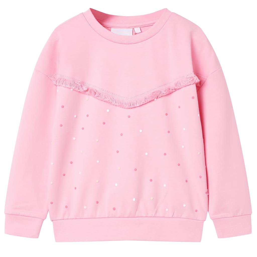 Sweatshirt Til Børn Str 128 Lyserød