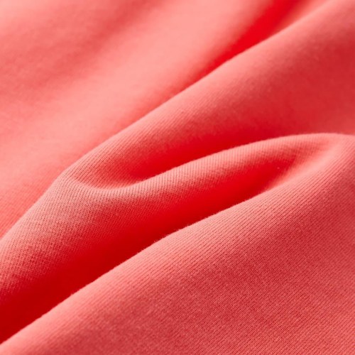 Kjole til børn str. 92 med snøre koralfarvet