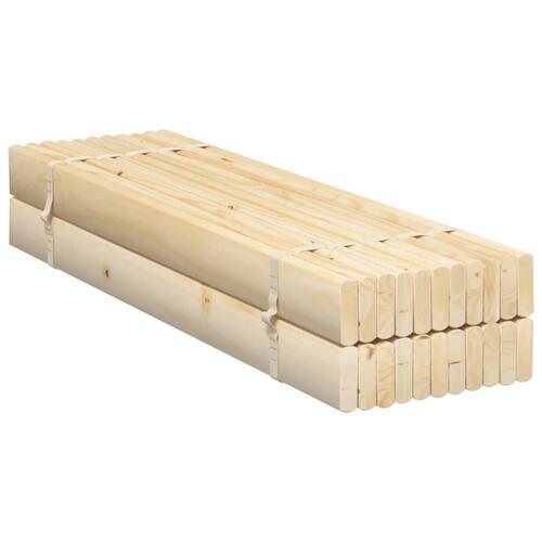 Sengelameller 80x200 cm massivt fyrretræ
