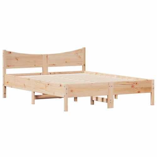 Sengeramme i massivt fyrretræ 135 x 190 cm