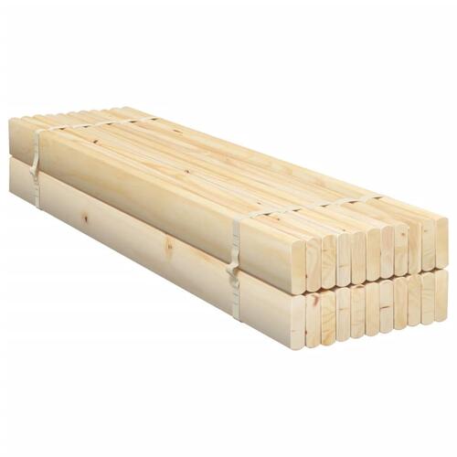 Sengelameller 90x200 cm massivt fyrretræ