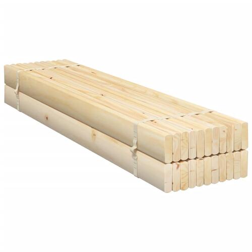 Sengelameller 100x200 cm massivt fyrretræ