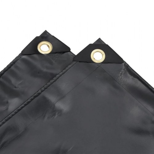 Presenning 4 × 5 m - 650 g/m², antracitgrå