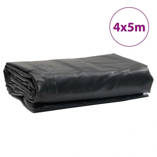 Presenning 4 × 5 m - 650 g/m², antracitgrå
