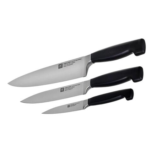 Knivsæt Zwilling 35048-000-0 Sort Stål (3 enheder) Plastik