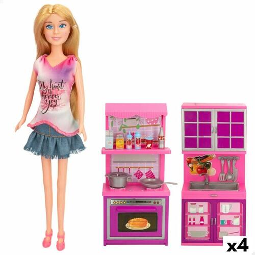 Dukke Colorbaby Isabella Chef 10 x 30 x 4 cm Køkken (4 enheder)