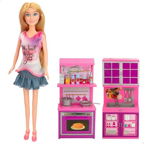 Dukke Colorbaby Isabella Chef 10 x 30 x 4 cm Køkken (4 enheder)