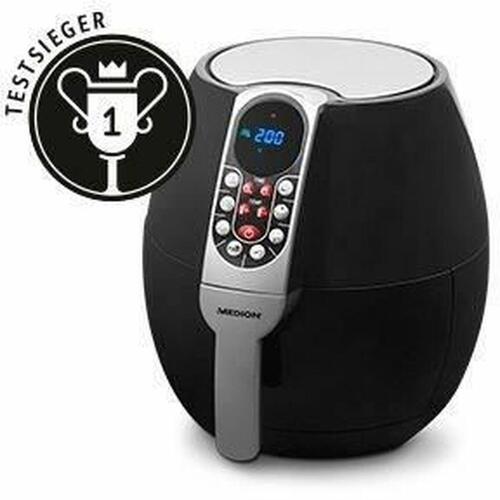 Airfryer Medion 1500 W 2,8 L Sort/Sølvfarvet