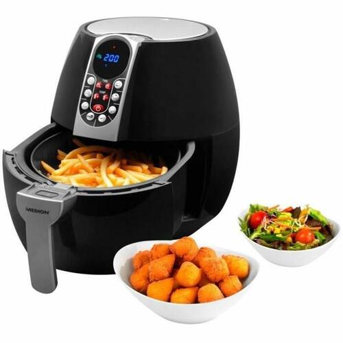 Airfryer Medion 1500 W 2,8 L Sort/Sølvfarvet