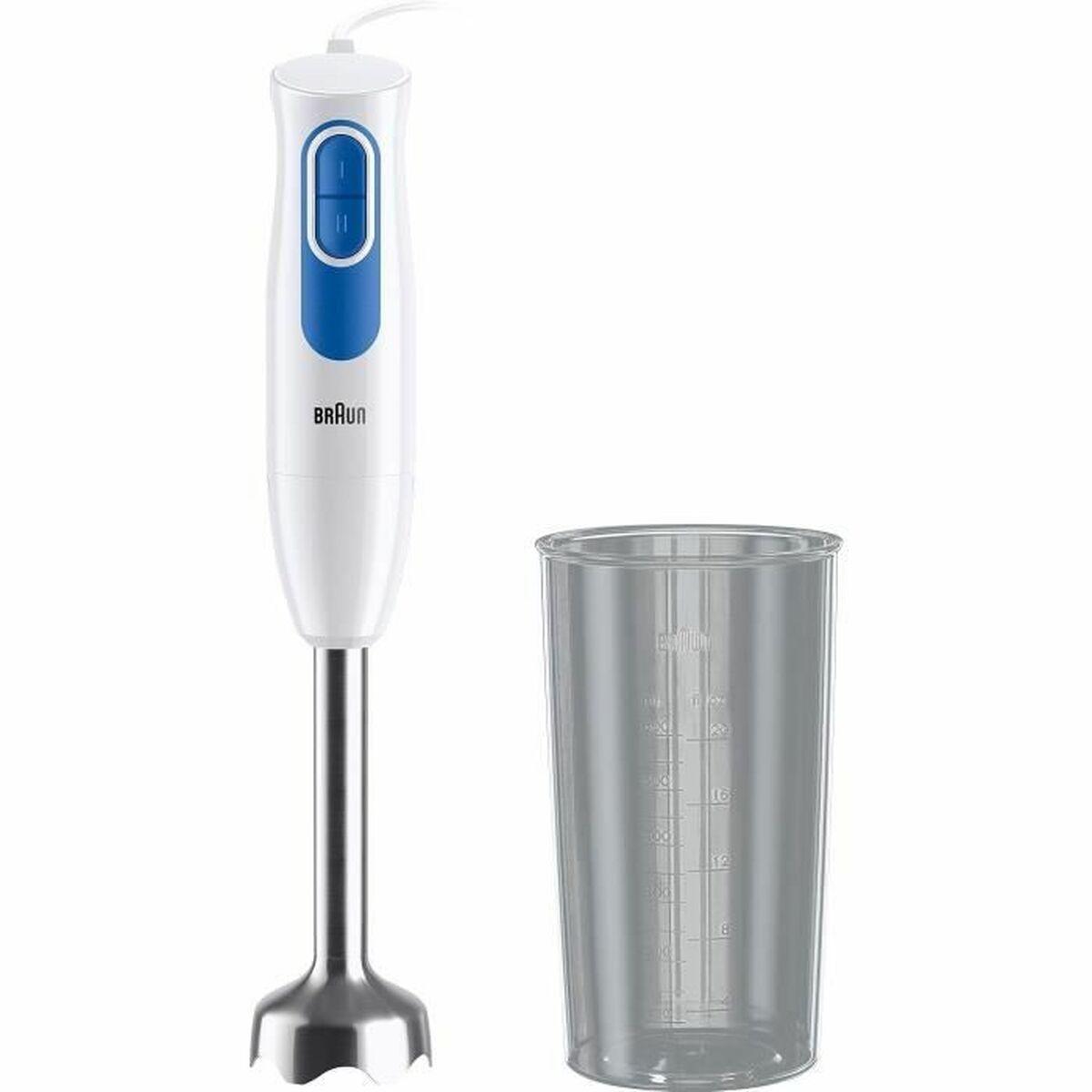 Håndblender Braun 600 W Blå Blå/hvid