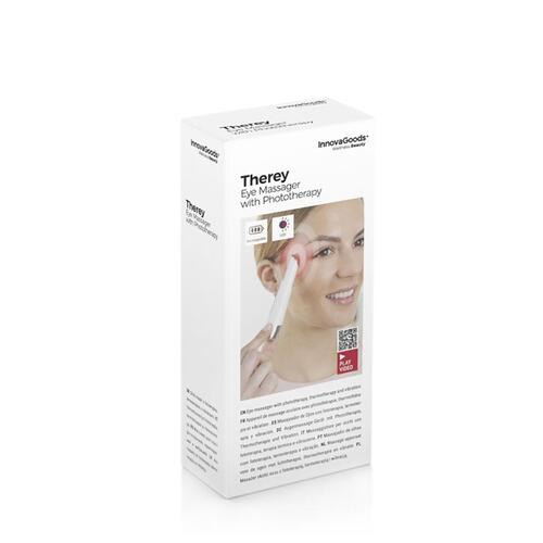 Anti-ageing Eye Massager med fototerapi, termoterapi og vibrationer Therey Hvid (OUTLET B)