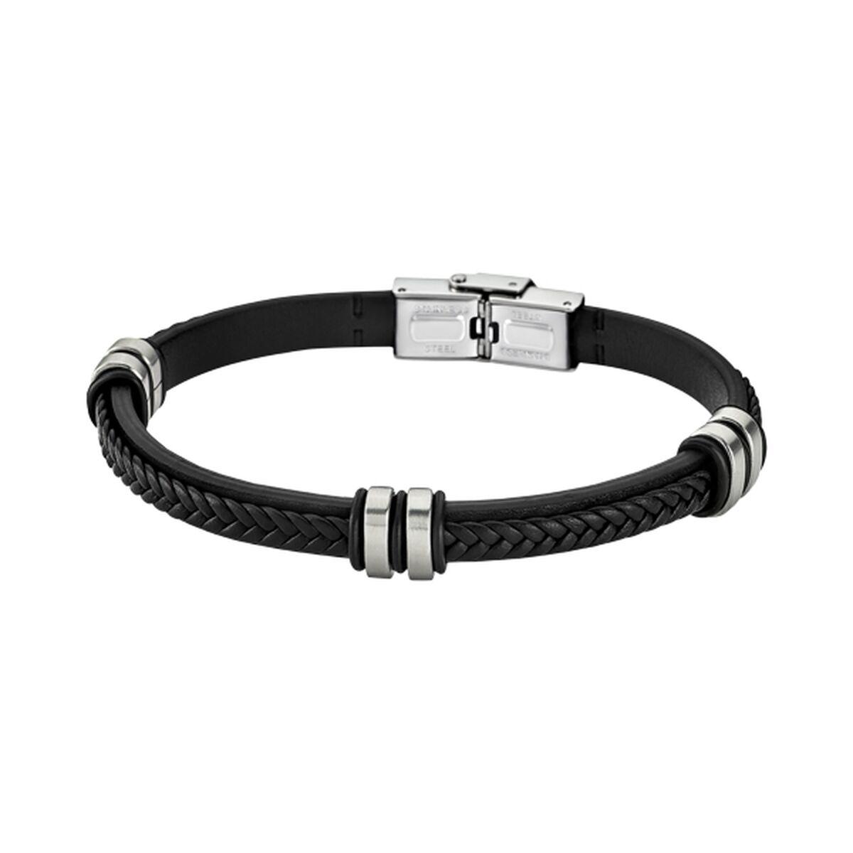 Armbånd Til Mænd Lotus Jewels Jewelry Læder Rustfrit Stål Outlet