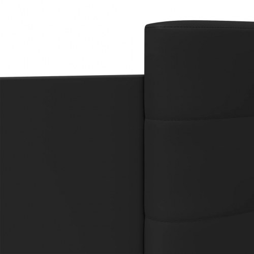 Sengeramme med sengegavl 75 x 190 cm - sort