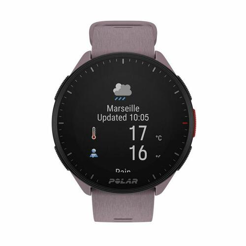Smart Watch med skridttæller Running Polar Lilla 1,2"