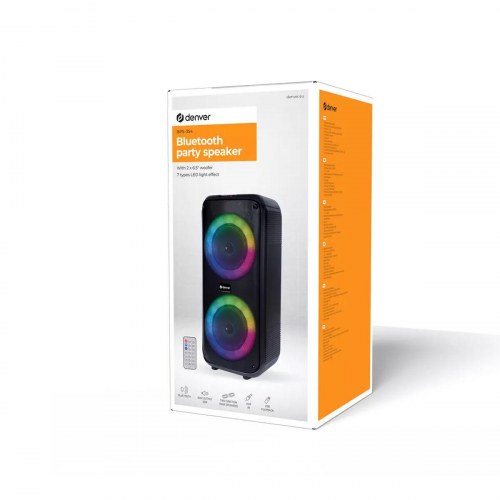 Denver Electronics BPS-354 bærbar Bluetooth-højttaler (sort)