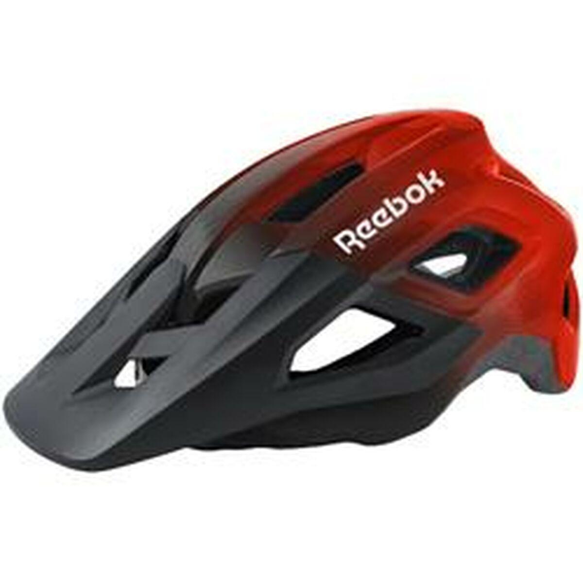 Cykelhjelm til voksne Reebok Sort Rød Skygge