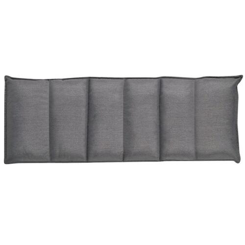 Foldbar loungemadras til gulv stof grå