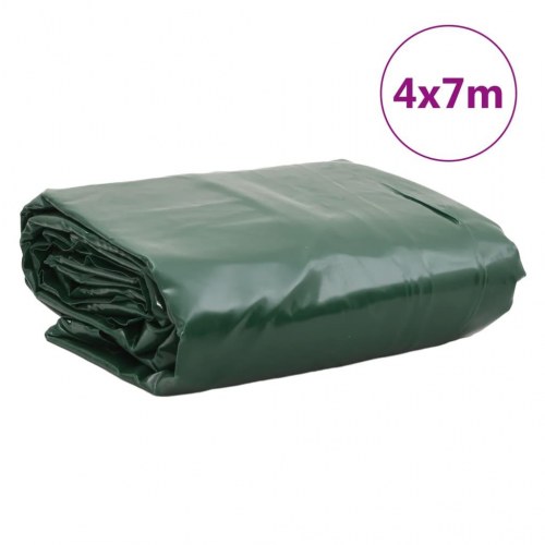 Presenning 4x7 m 650 g/m² grøn