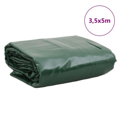 Presenning 3,5x5 m 650 g/m² grøn