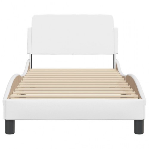 Sengeramme Dover i kunstlæder 90 x 200 cm - hvid